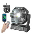 Ventilador Portátil 3 En 1 Recargable (20000mah)