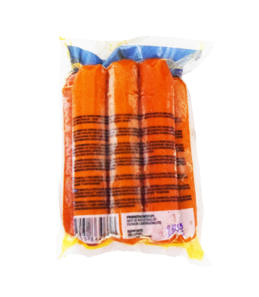 Salchicha congelada de pollo "mana" (350 g) - reverso