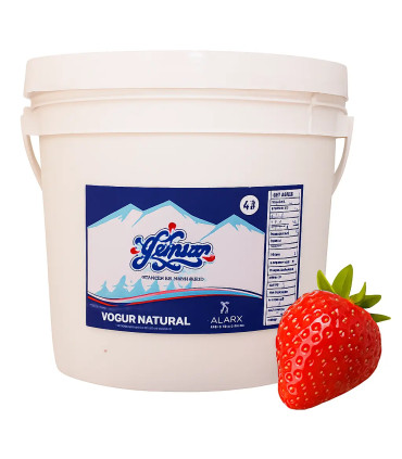 Yogur probiótico sabor Fresa "Alask" (4 L)