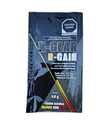 Electrolitos orales sabor Mango con chile "X-Gear" (4.8 g)