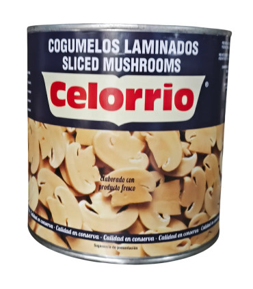 Champiñones laminados "Celorrio" (2500 g)