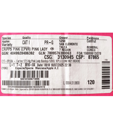 Manzana Mediana – Fruta fresca, crujiente y nutritiva para tu familia en Cuba