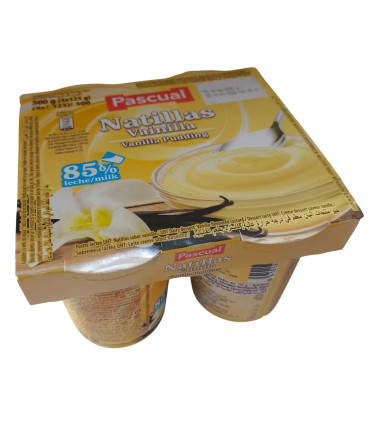 Natilla de Vainilla "Pascual" 125 g (4 unidades)