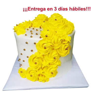 Cake Flores Amarillas