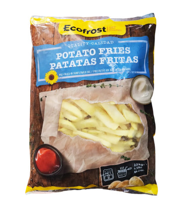 Papas Prefritas Steakhouse "Ecofrost" (2.5 Kg)