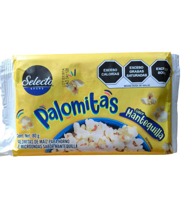 Palomitas de maíz sabor Mantequilla "Selecto" (80 g)