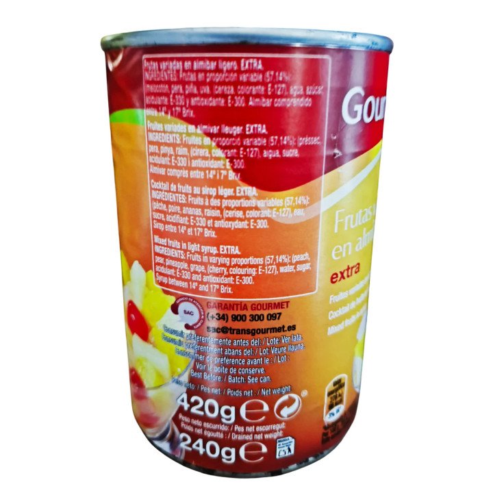 Cóctel de Frutas en Almíbar Gourmet (420 g)