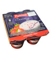 Yogur pasteurizado Cremoso sabor Fresa "Pascual" (4 x 120g)
