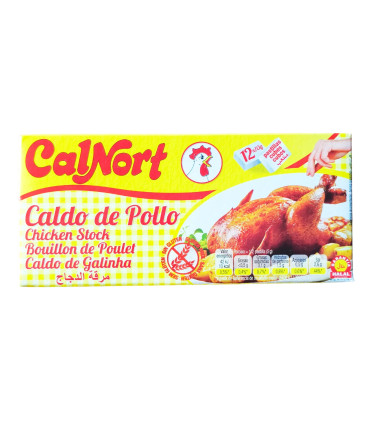 Caldo de Pollo "Calnort" (estuche 12 pastillas x 10 g)