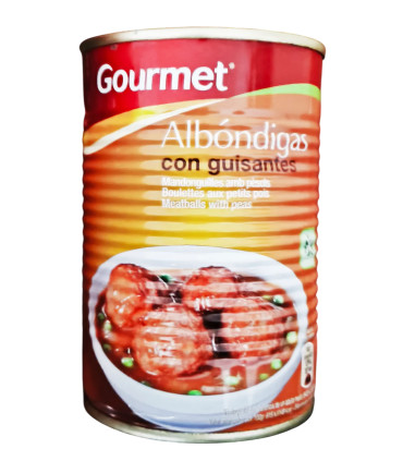 Albóndiga mixta de cerdo y pollo con guisantes "Gourmet" (430 g)