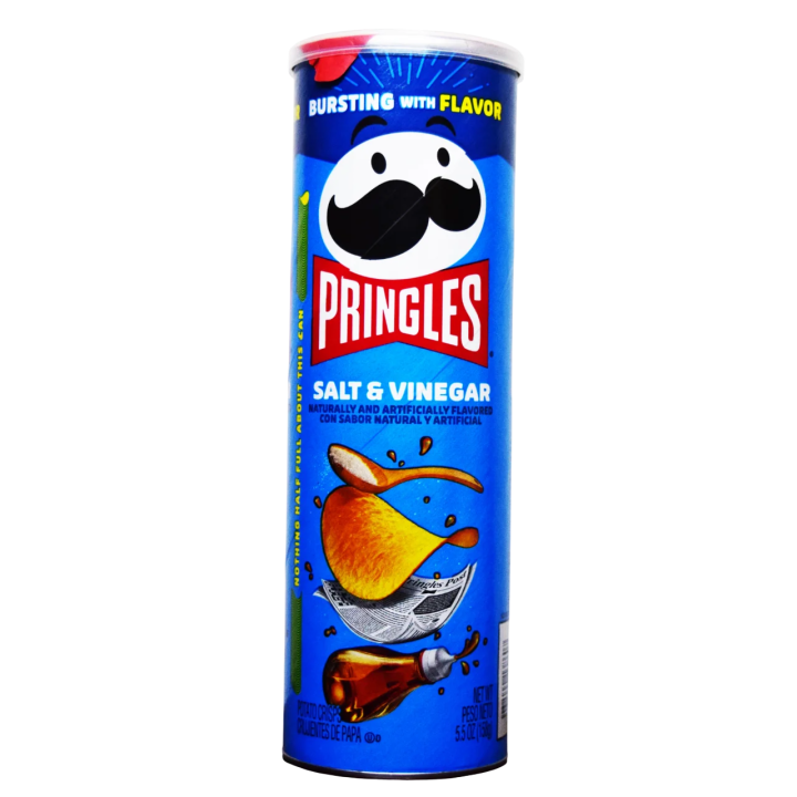 Papas Fritas Sabor Sal y Vinagre "Pringles" (158 g)