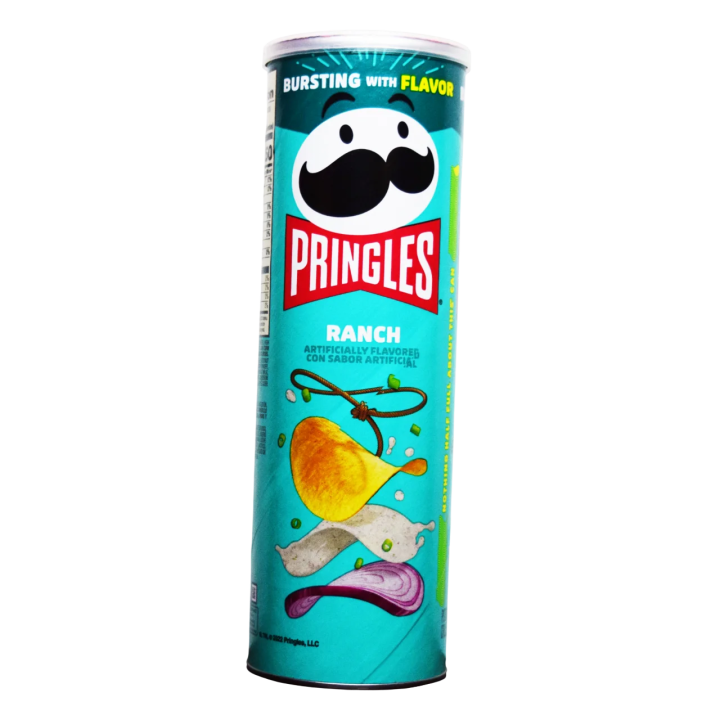 papas fritas Ranch Pringles 158 g snack crujiente para enviar a Cuba