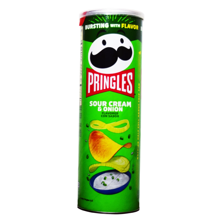 papas fritas sour cream onion Pringles 158 g snack para enviar a Cuba