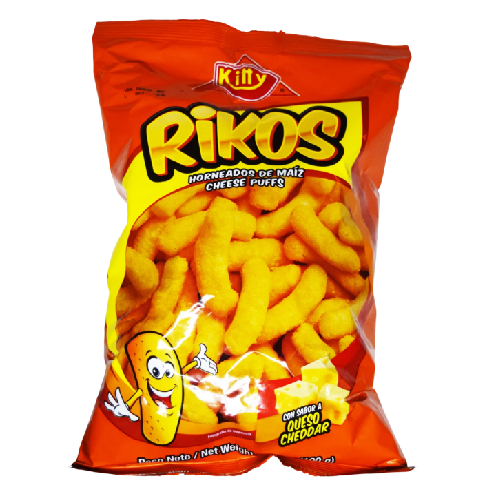 rikos de queso Kitty 100 g snack crujiente para enviar a Cuba