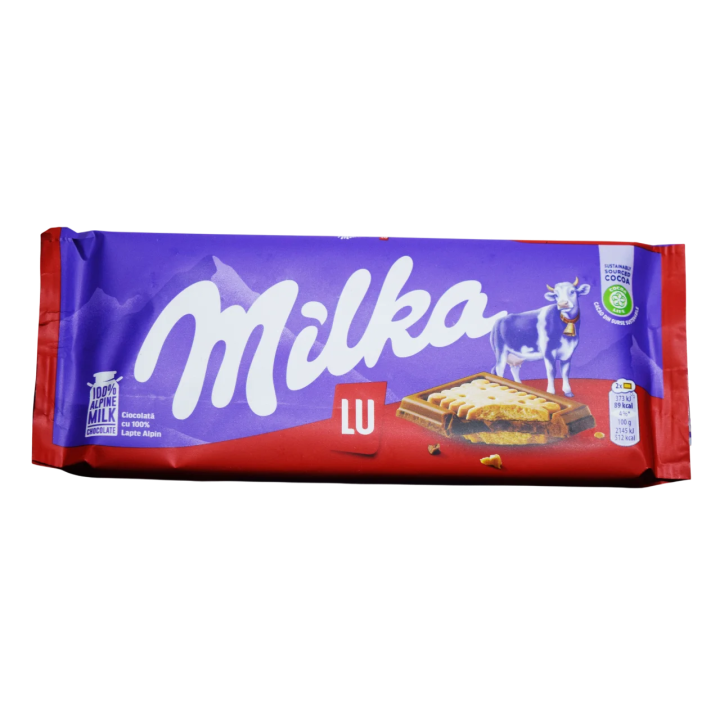 chocolate Sandwich LU Milka 87 g tableta con galleta para enviar a Cuba