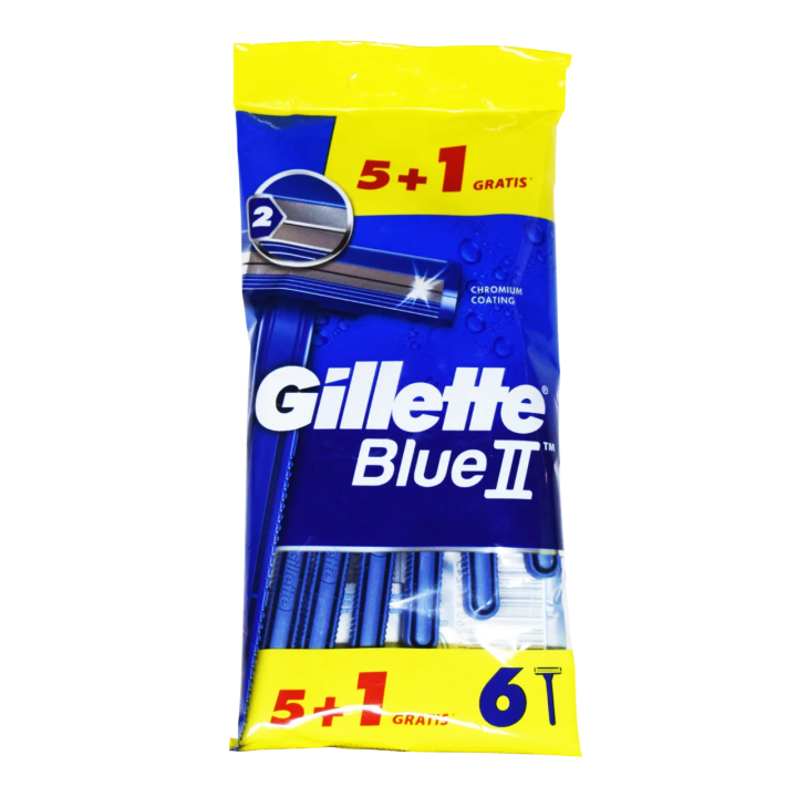 maquinillas de doble filo Gillette 5+1 unidades afeitado enviar a Cuba