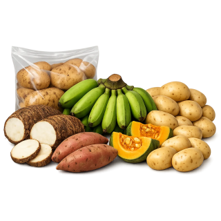 combo viandas para Cuba malanga boniato plátano calabaza papas frescas