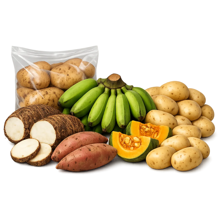 combo viandas para Cuba malanga boniato plátano calabaza papas frescas