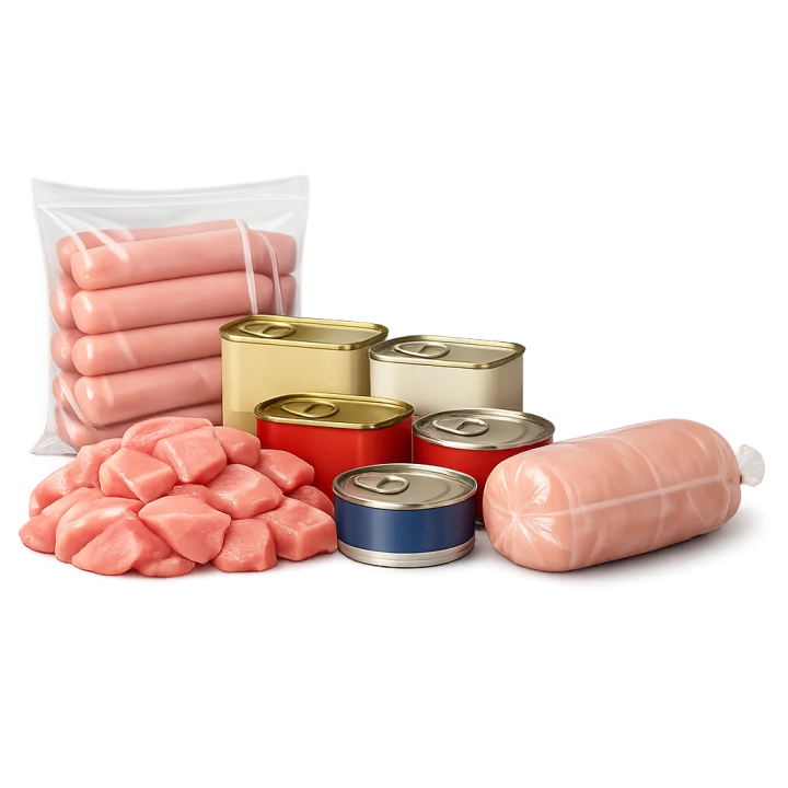 combo cárnico para Cuba carne cerdo embutidos conservas alimentos