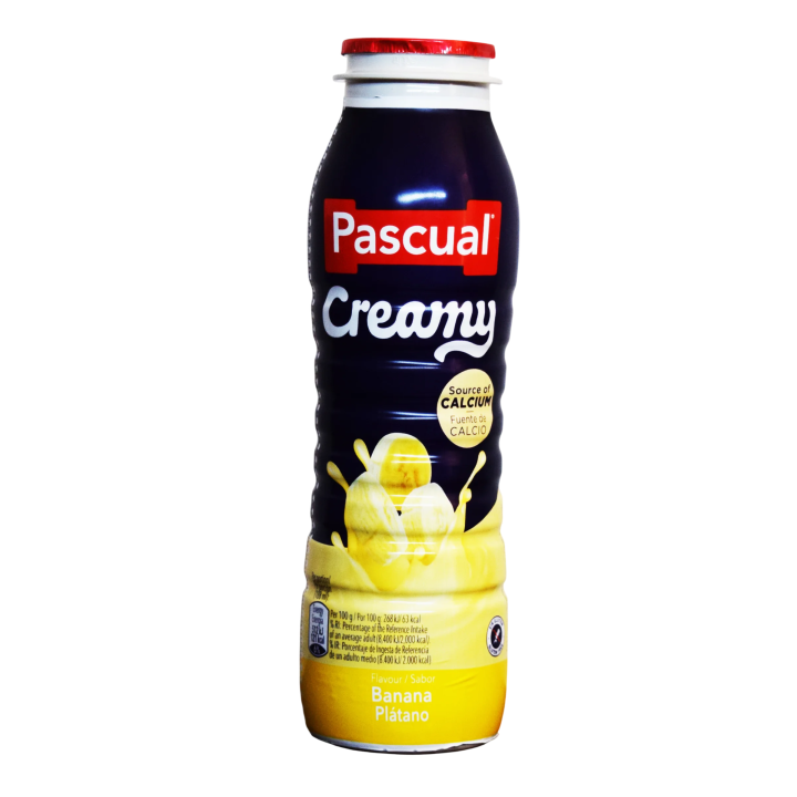 yogur líquido cremoso de plátano 188 ml para enviar a Cuba merienda familiar