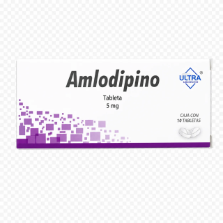Amlodipino Ultra 5 mg 10 tabletas para enviar a Cuba bajo indicación médica