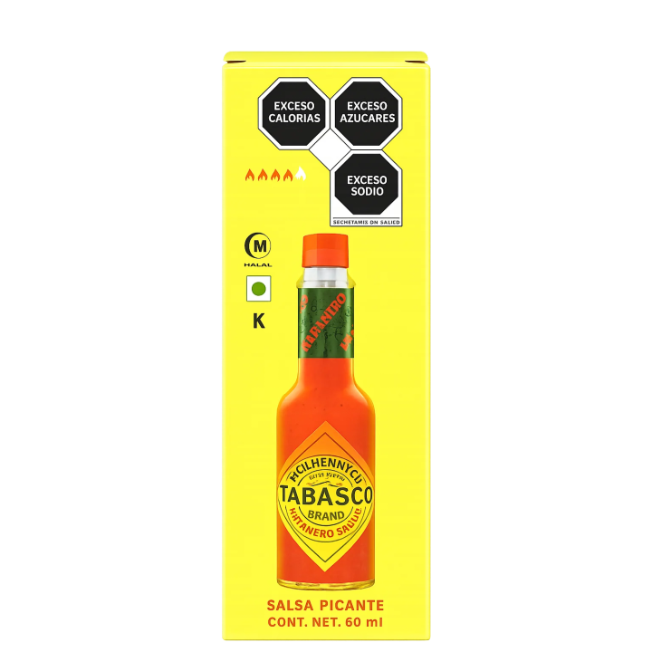 Tabasco Habanero McIlhenny 60 ml para Enviar a Cuba