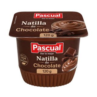 Natilla Pascual Chocolate 120 g para meriendas y enviar a Cuba