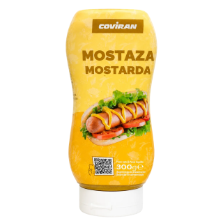 Mostaza Coviran 300 g para comidas familiares y enviar a Cuba