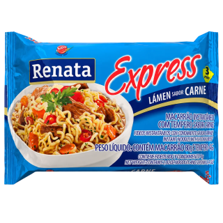 Fideos Instantáneos Renata Carne 85 g para preparar comidas rápidas y enviar a Cuba