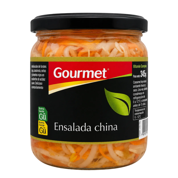 Ensalada China Gourmet 345 g para acompañamientos y enviar a Cuba